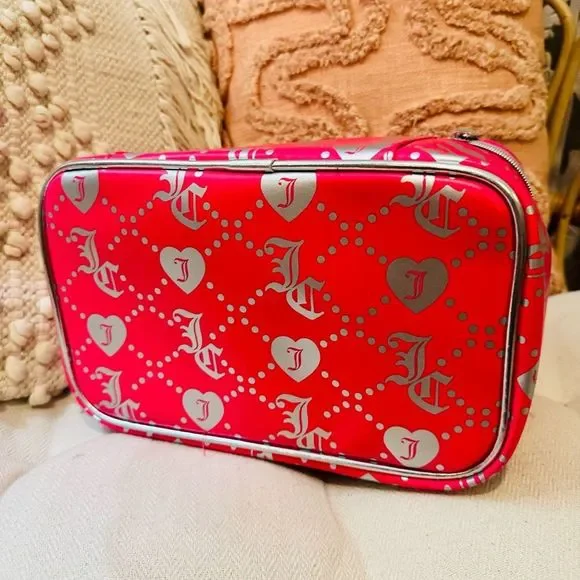 💕 SOLD 💕 NWT Juicy Couture Logo Pink Makeup Bag - Picture 5 of 6